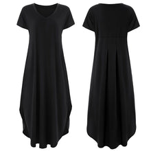 Load image into Gallery viewer, V-neck Slit Long Skirt