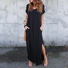 Load image into Gallery viewer, V-neck Slit Long Skirt