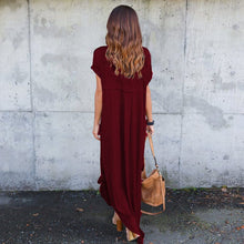 Load image into Gallery viewer, V-neck Slit Long Skirt