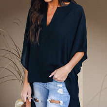 Load image into Gallery viewer, V Neck Raglan Sleeve Shirt