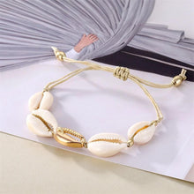 Load image into Gallery viewer, Women Cowrie Shell Bracelets Delicate Rope Chain Bracelet