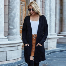 Load image into Gallery viewer, Women's Oversized Pocket Cardigan Outwear