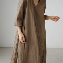 Load image into Gallery viewer, Women's Cotton Casual Soft Dress