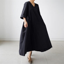 Load image into Gallery viewer, Women's Cotton Casual Soft Dress