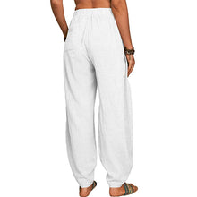Load image into Gallery viewer, Women's Loose Cotton And Linen Casual Pants