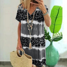 Load image into Gallery viewer, Women's Sexy Leopard Print Casual Midi Skirt