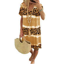Load image into Gallery viewer, Women's Sexy Leopard Print Casual Midi Skirt