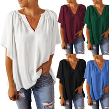 Load image into Gallery viewer, Women's Summer Loose Chiffon Shirt