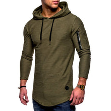 Load image into Gallery viewer, Men'S Casual Hooded Solid Color Zipper Sweatshirts