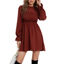 Load image into Gallery viewer, Burgundy Waist Dress