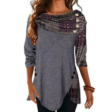 Load image into Gallery viewer, Buttoned Loose Panels T-shirt