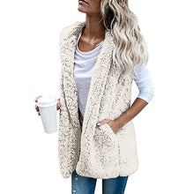 Load image into Gallery viewer, Plush Vest with Hooded Pockets