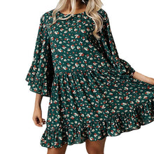 Load image into Gallery viewer, Printed Doll Sleeve Dress