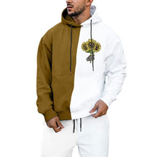 Load image into Gallery viewer, Hooded Panelled Printed Sweatshirt