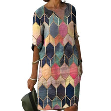 Load image into Gallery viewer, Vintage V Neck Dress