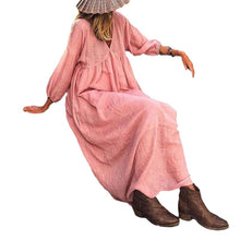 Load image into Gallery viewer, Women's Cotton Linen Dress