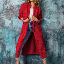 Load image into Gallery viewer, Cable Knitted Open Front Solid Outwear