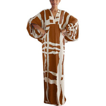 Load image into Gallery viewer, Women's V-Neck Sleeved Printed Dress