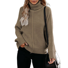 Load image into Gallery viewer, Knitted Turtleneck Sweater