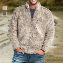 Load image into Gallery viewer, Men's Casual Loose Stand Collar Thickened Sweatshirt