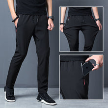 Load image into Gallery viewer, Men's quick-dry ice silk zippered pants