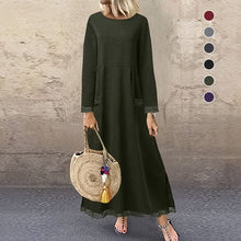 Load image into Gallery viewer, Lace Fleece Dress
