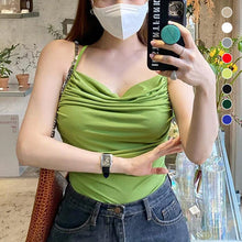 Load image into Gallery viewer, Womens sexy suspender vest top
