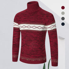 Load image into Gallery viewer, Diamond Pullover Paneled Sweater