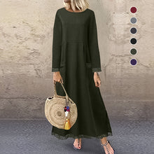 Load image into Gallery viewer, Lace Fleece Dress