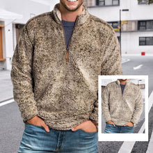 Load image into Gallery viewer, Men's Casual Loose Stand Collar Thickened Sweatshirt