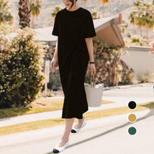 Load image into Gallery viewer, Plus Size Loose Casual Long T-shirt Dress