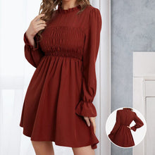 Load image into Gallery viewer, Burgundy Waist Dress