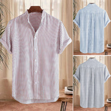 Load image into Gallery viewer, Casual Men's Striped Shirt