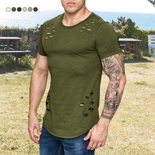 Load image into Gallery viewer, Men's Summer Workout Basic T-shirt