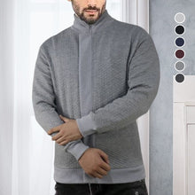 Load image into Gallery viewer, Solid Zip Stand Collar Jacket