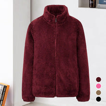 Load image into Gallery viewer, Polar Fleece Stand Collar Jacket