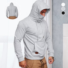 Load image into Gallery viewer, Men's Face Cover Long Sleeve Hooded