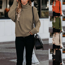 Load image into Gallery viewer, Knitted Turtleneck Sweater