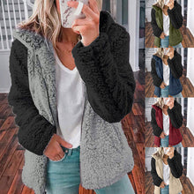 Load image into Gallery viewer, Hooded Plush Autumn Winter Jacket