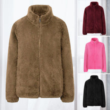 Load image into Gallery viewer, Polar Fleece Stand Collar Jacket