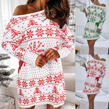 Load image into Gallery viewer, Christmas Knit Dress