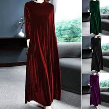 Load image into Gallery viewer, Gold Velvet Dress