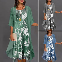 Load image into Gallery viewer, Women's Two Piece Midi Dress Set