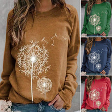 Load image into Gallery viewer, Dandelion Print Sweatshirt