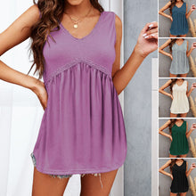 Load image into Gallery viewer, V-Neck Lace Vest