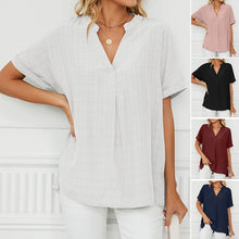 Load image into Gallery viewer, Thin V-neck Casual Shirt