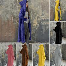 Load image into Gallery viewer, Braided Lazy Hooded Sweater