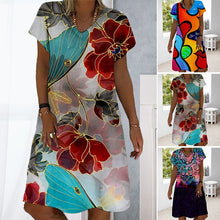 Load image into Gallery viewer, Printed Ethnic Dress