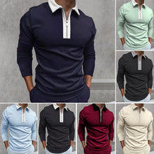 Load image into Gallery viewer, Men Gentlemans Business Long Sleeve Fitness T Shirt