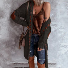Load image into Gallery viewer, Hooded Knit Maxi Cardigan Outwear